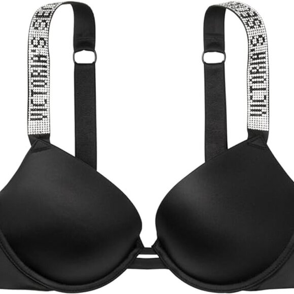 Victoria's Secret Shine Strap Push Up Bra, Padded, Plunge Neckline 32D NWT - Picture 3 of 5